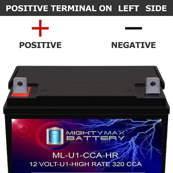 MIGHTY MAX BATTERY ML-U1-CCAHR 12-Volt 320CCA Battery for Toro
