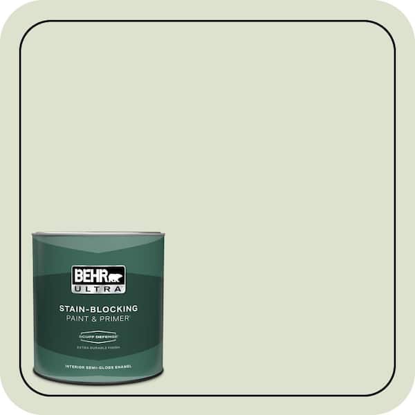 BEHR ULTRA 1 qt. #M380-1 Cavan Extra Durable Semi-Gloss Enamel Interior Paint & Primer