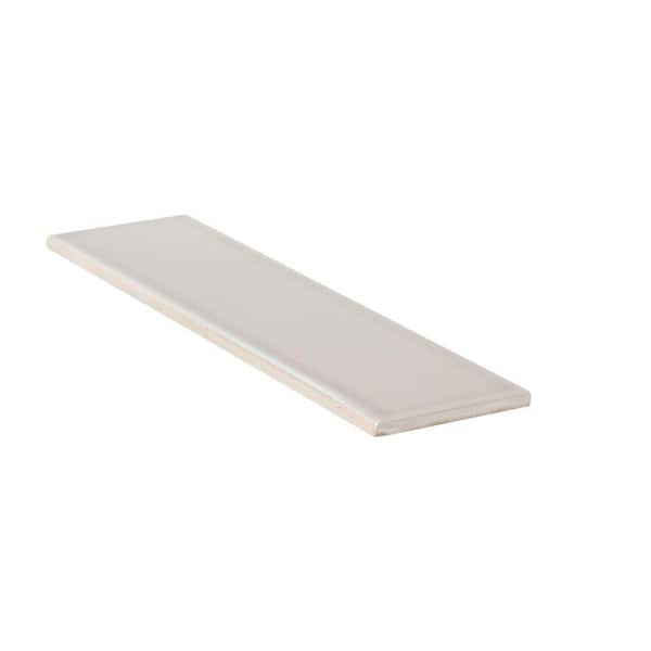 Jeffrey Court Weather Grey 3 in. x 12 in. Glossy Ceramic Wall Tile