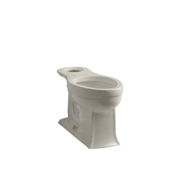 KOHLER Archer Comfort Height Elongated Toilet Bowl Only in Sandbar