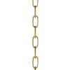 B8835 Natural Brass, Round Chain, Solid Brass-LL (36 length) 