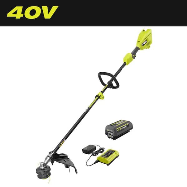 40V 15 in. Expand-It Cordless Battery Attachment Capable String Trimmer with 4.0 Ah Battery and Charger