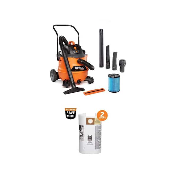 16 Gal. 6.5 Peak HP NXT Shop Vacuum with Cart, Filter and Bags