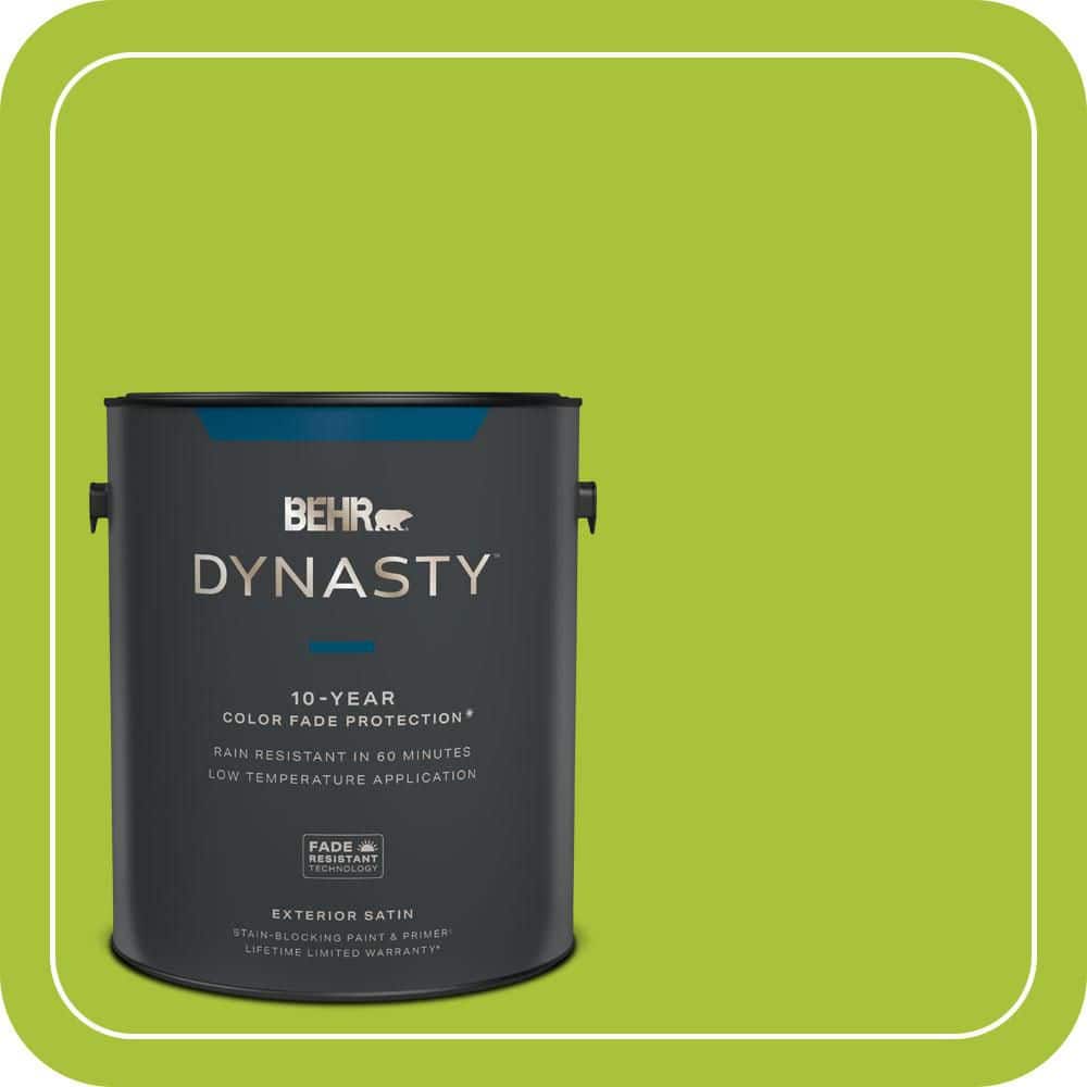 1 gal. #S-G-410 Green Crush Satin Enamel Exterior Stain-Blocking Paint & Primer price history on PriceWatchPro