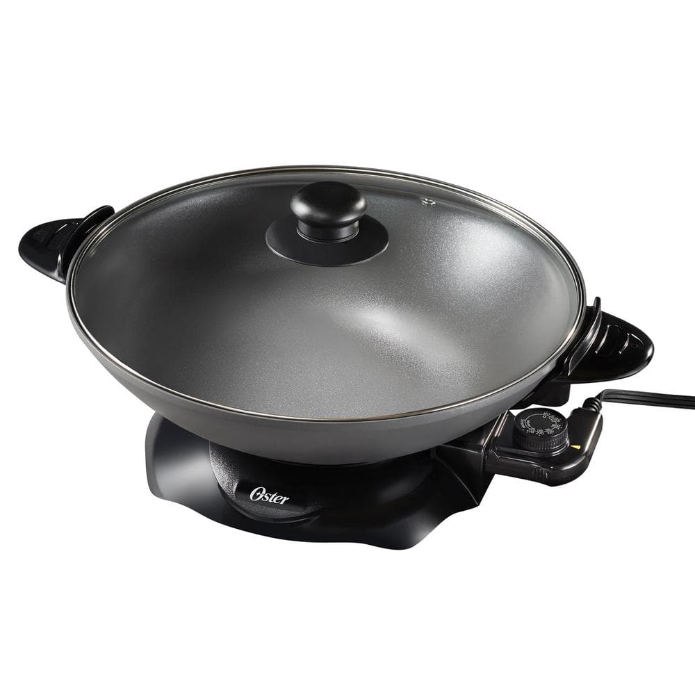 wok and electric stove