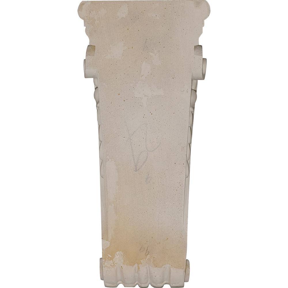 White Polyurethane Acanthus Decorative Corbel 10"