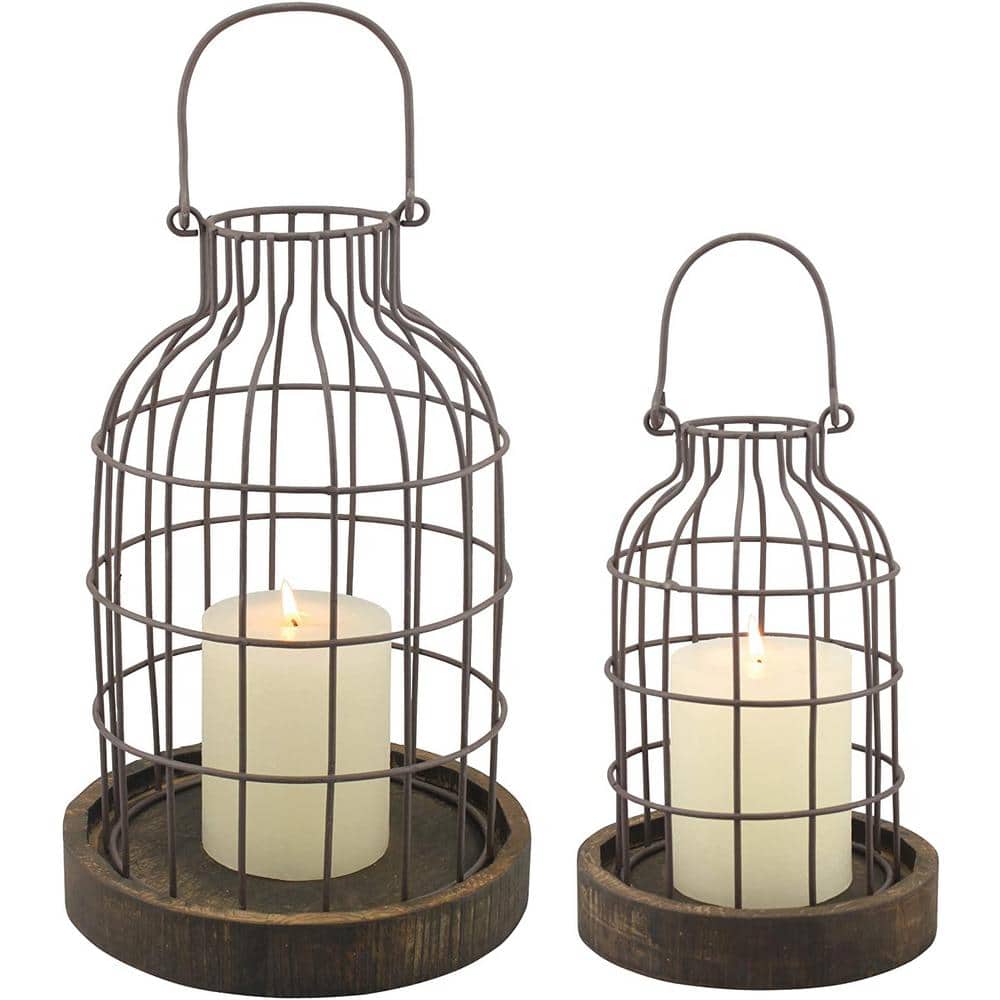 2PC Wire METAL CLOCHE SET for Candle