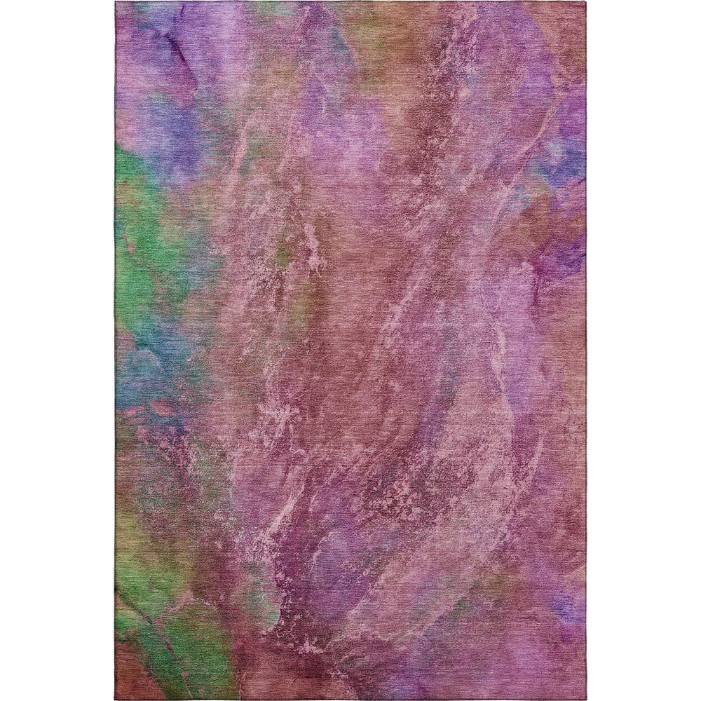 Mayfield Premium Machine Washable Abstract AMF2308 Blush 8 ft. x 10 ft. Area Rug price history on PriceWatchPro