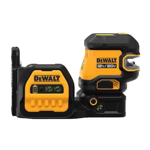 20V Max Lithium-Ion Cordless Green Cross-Line Laser Level Kit, (1) 2.0Ah Battery, Charger, and TSTAK Case
