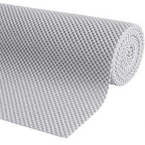 12 in. x 20 ft. PVC Non-Adhesive Roll Drawer Liners, Shelving Liner for Kitchen cabinets,Storage, Desks, Grey