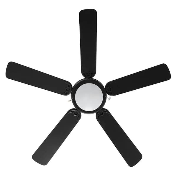 Aspire 52 (132cm) Black 4 Blade AC Ceiling Fan & Wall Control - ThreeSixty  Fans