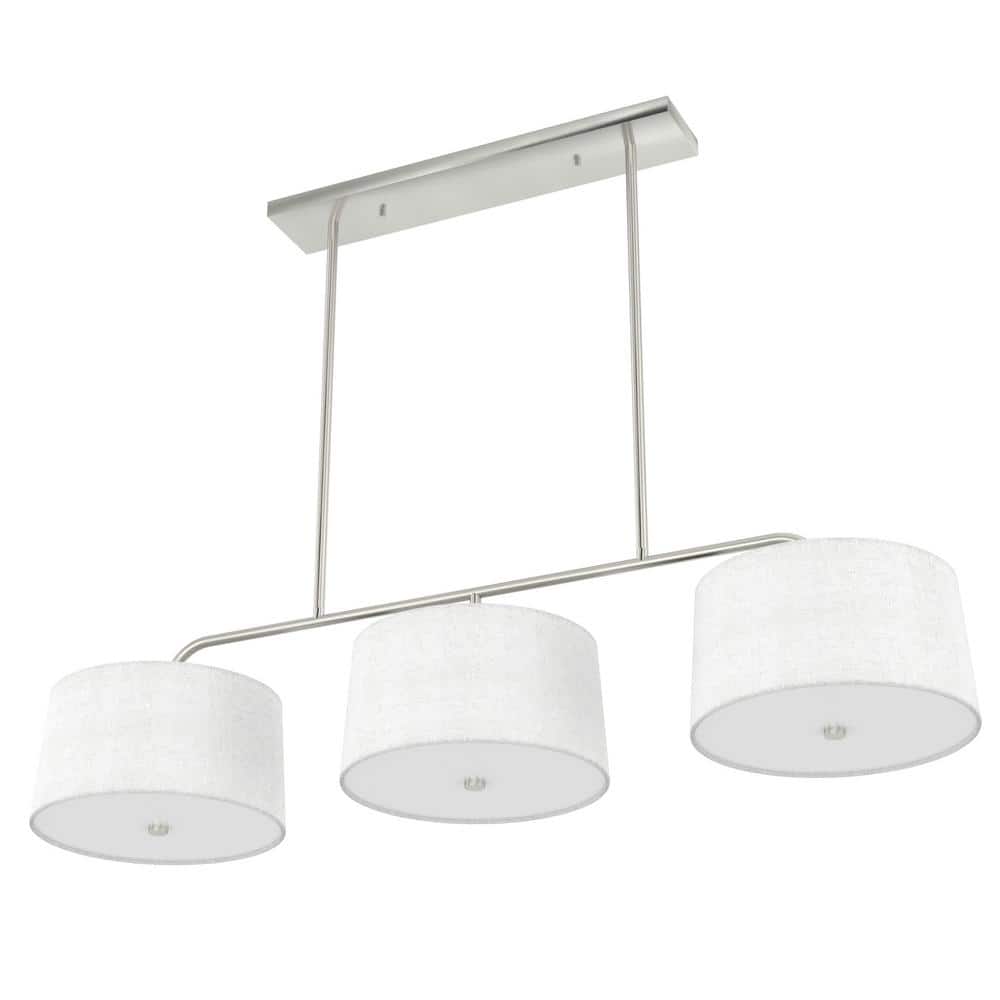 Cottage Hill Brushed Nickel 6-Light Kitchen Island Chandelier