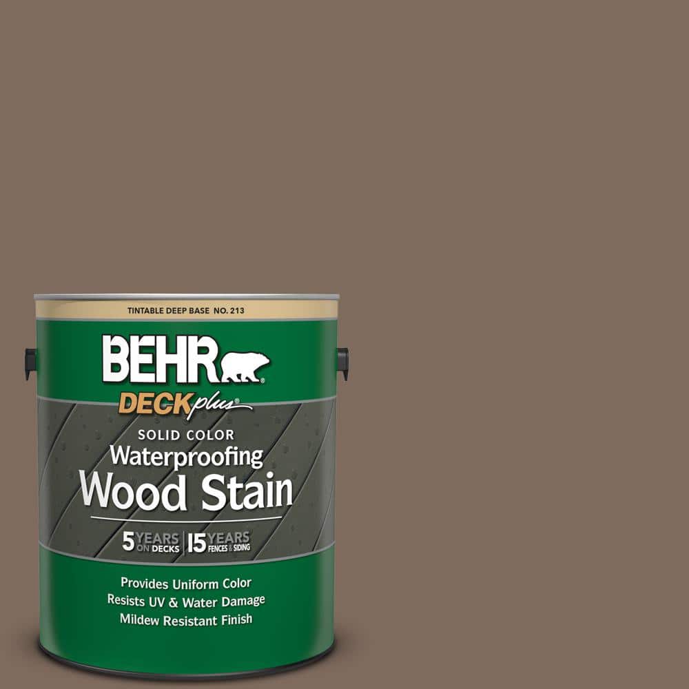 1 gal. #PPU5-03 Antique Earth Solid Color Waterproofing Exterior Wood Stain