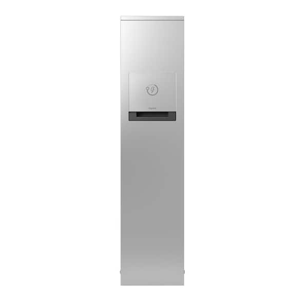 Legrand Wiremold Outdoor Weatherproof Charging Station 2-Gang, 1 GFCI Outlet and 1 4-Port USB Outlet, Silver
