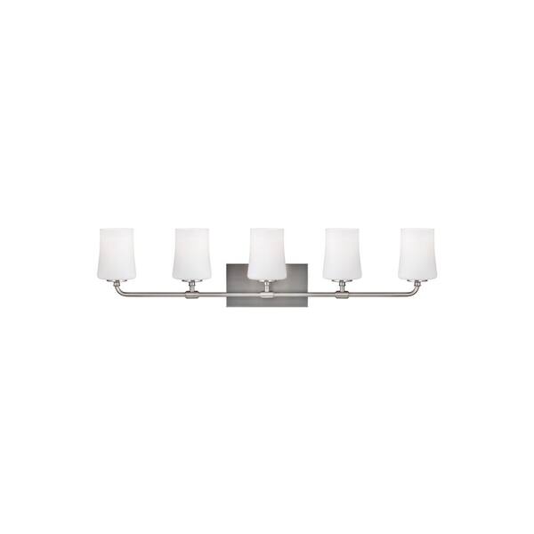 Generation Lighting Jennie 5-Light Satin Nickel Bath Light