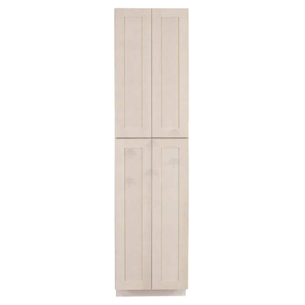 Lancaster Shaker Assembled 24x90x27 in. Tall Pantry with 4 Doors in Stone Wash price history on PriceWatchPro