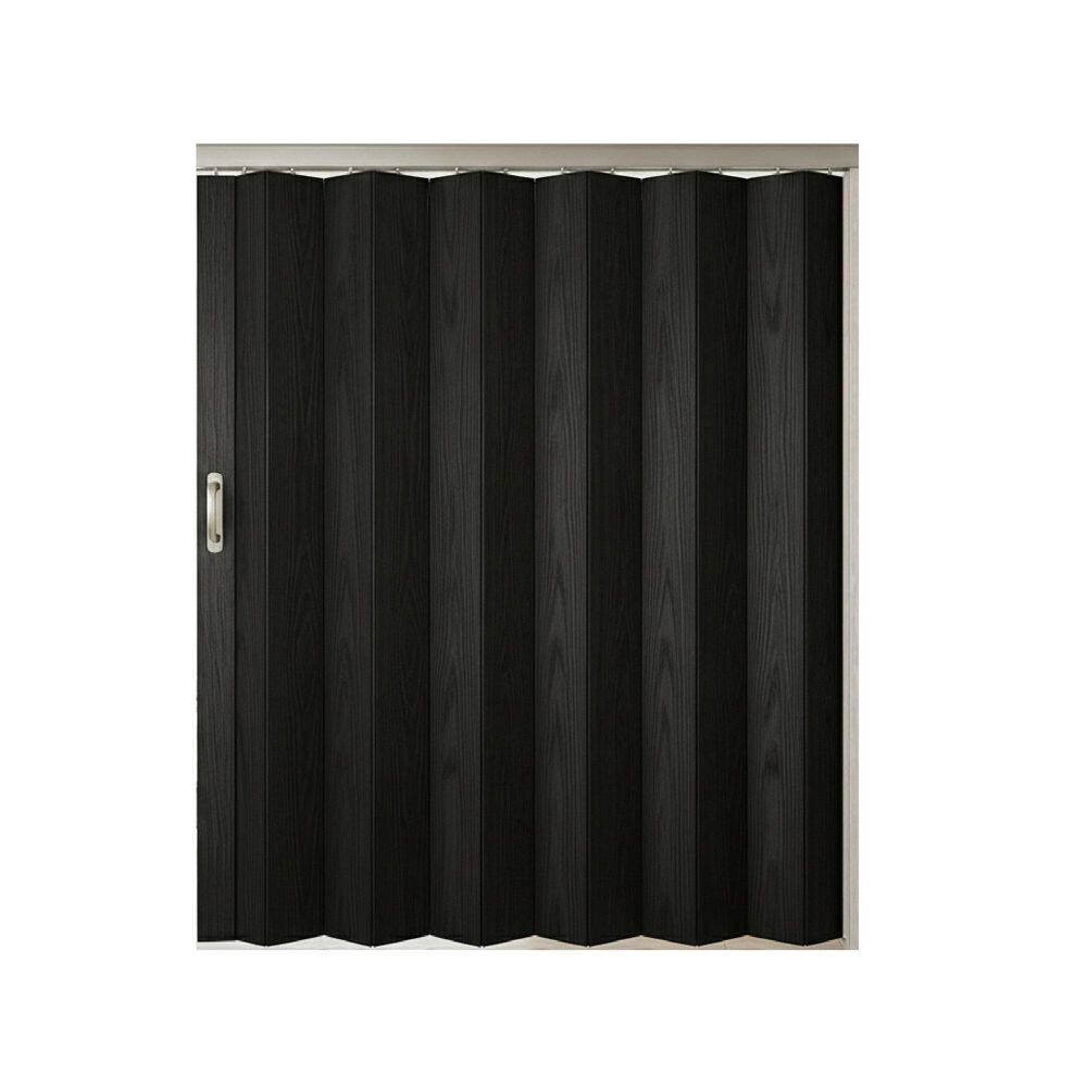 42 in x 80 in. Black Oak Finished Interior PVC Folding Accordion Door with Hardware Kit price history on PriceWatchPro