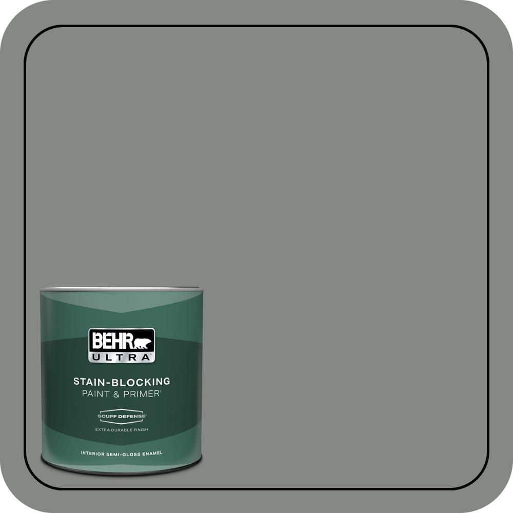 1 qt. #PPU25-17 Euro Gray Extra Durable Semi-Gloss Enamel Interior Paint & Primer price history on PriceWatchPro