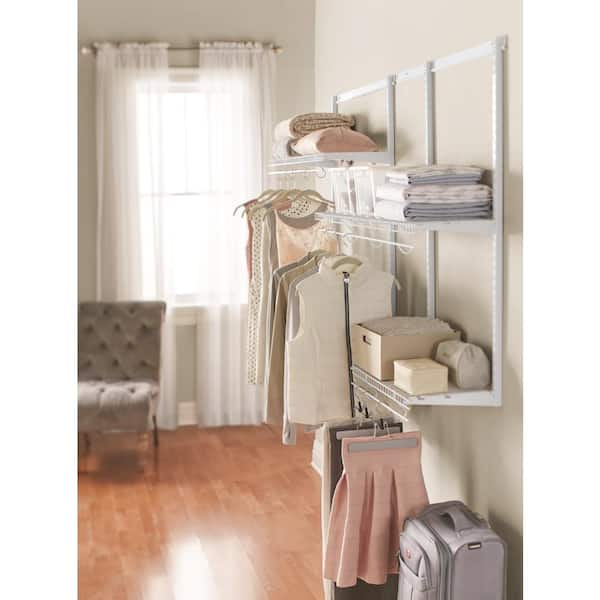 How To Install Closet Shelves  Rubbermaid Fasttrack Closet Kit