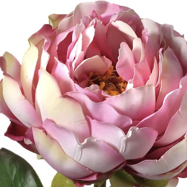 Regency International 22 in. Pink Artificial Peony Flower