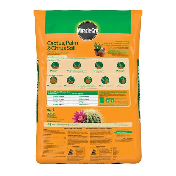 Miracle-Gro Cacti, Citrus and Palm Garden Soil 1.5 ft³