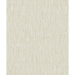 Boutique Collection Cream Shimmery Tonal Plain Non-pasted Paper on Non-woven Wallpaper Roll