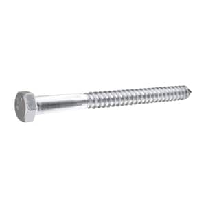1/2 in. x 6 in. Hex Zinc Plated Lag Screw (25-Pack)