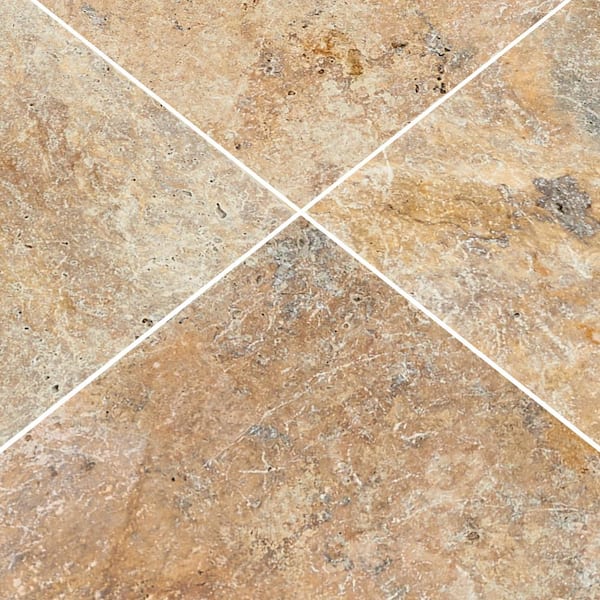 MSI Tuscany Beige 2 cm. x 16 in. x 24 in. Tumbled Travertine Paver Tile (60.2 sq. ft./Pallet)