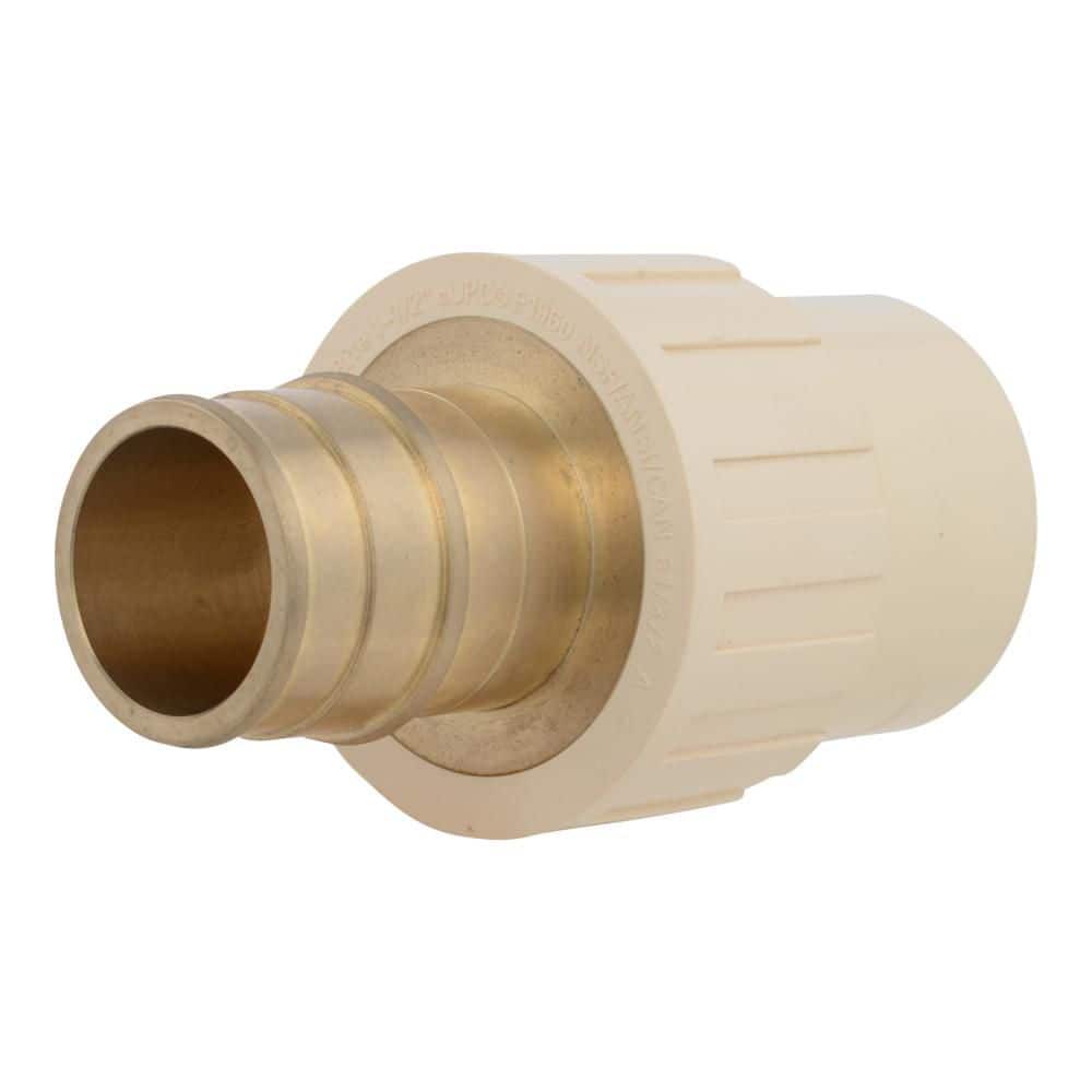 1-1/2 in. PEX-A Brass Expansion X 1-1/2 in. CPVC Adapter (2-Pack) price history on PriceWatchPro