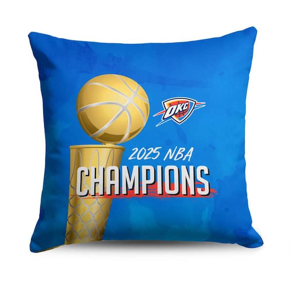 Oklahoma City Thunder NBA Buckets Multicolor 18 in. x 18 in. Throw Pillow