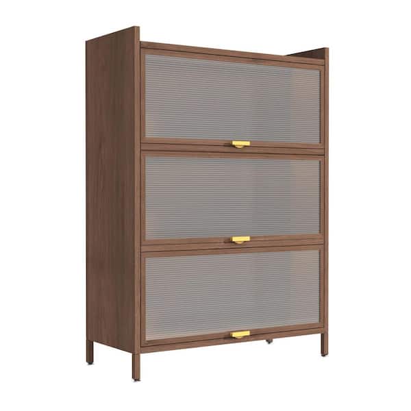 13.80 in. W x 31.50 in. D x 44.09 in. H Multi-Colored Linen Cabinet