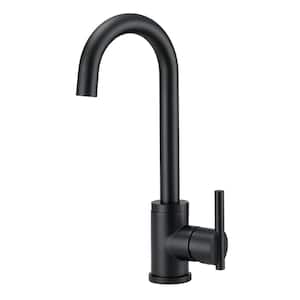 Parma 1- Handle with 1.75 GPM Deck Mount Bar Faucet in Satin Black