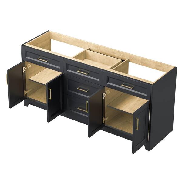 SB⭐︎ Zeafive Rod 72 in. W x 21.5 in. D x 33.5 in. H Solid Wood Double