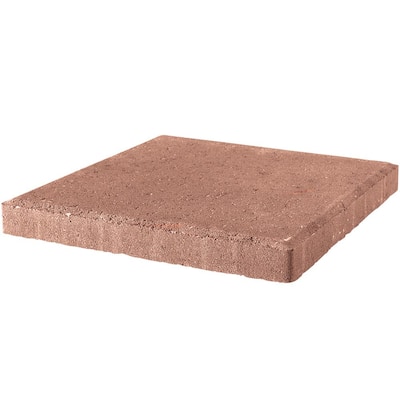 18 in. x 18 in. x 1.75 in. River Red Square Concrete Step Stone (56-Piece/129 sq. ft./Pallet)