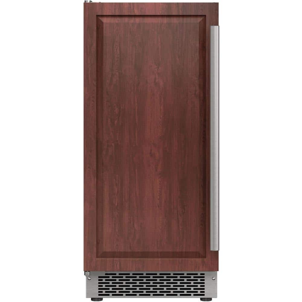 15 in. 56 lb. Built-In and Freestanding Ice Maker in Panel Ready