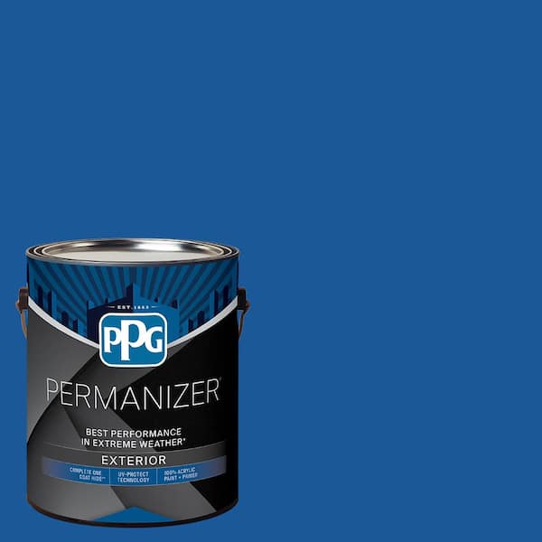 1 gal. PPG1242-7 Suddenly Sapphire Semi-Gloss Exterior Paint