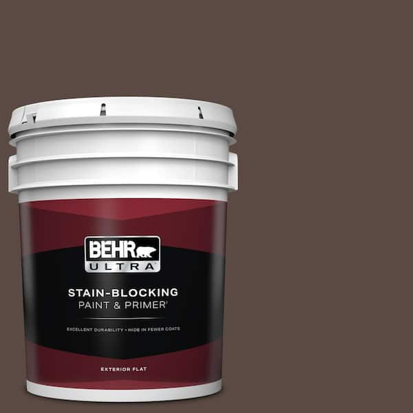 BEHR ULTRA 5 gal. #S-G-790 Bear Rug Flat Exterior Paint & Primer