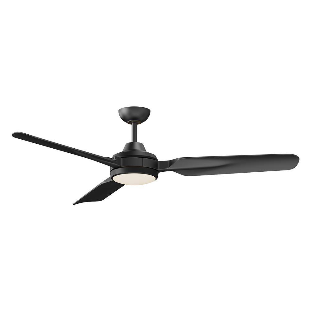 Fermont 60 in. 1-Light Matte Black Integrated Indoor LED Ceiling Fan price history on PriceWatchPro