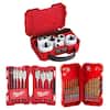 Milwaukee Hole Dozer General Purpose Bi-Metal Hole Saw Set with Titanium Drill Bit Set and Spade Bit Set (44 Piece) 49-22-4025-48-89-4631-49-22-0175