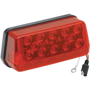LED Waterproof Over 80 in. Wrap - Around Taillights, 8 - Function Taillight, Left/Roadside, LED Wrap - Around