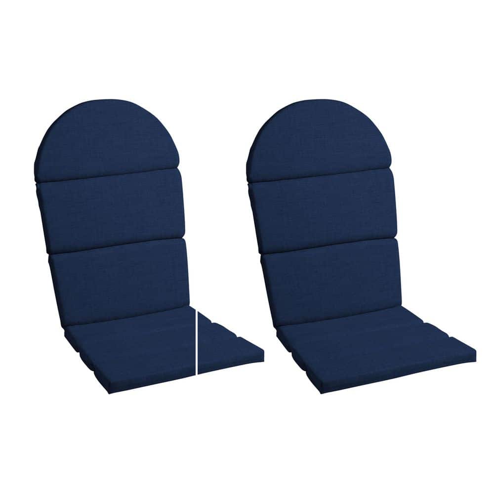 20 x 46 Outdoor Foam Adirondack Cushion, Sapphire Blue Leala (Set of 2)