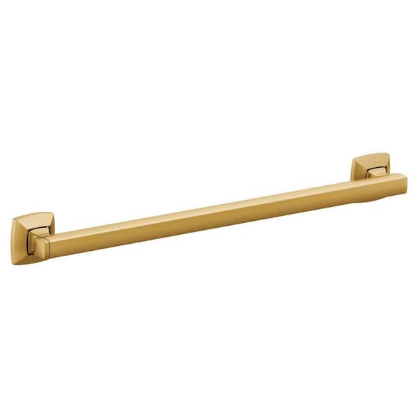 Voss 18 in. Concealed Screw Grab/Assist Bar in Brushed Gold