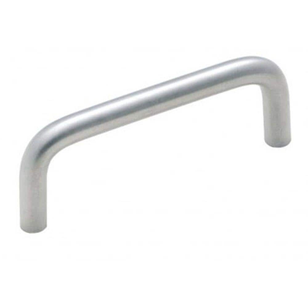 Wire Pulls 3 in. (76 mm) Modern Brushed Chrome Arch Cabinet Pull price history on PriceWatchPro