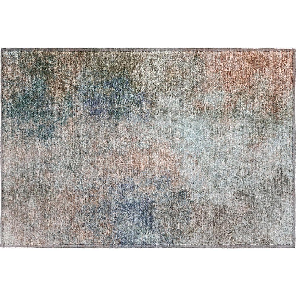 Addison Rugs Mayfield Premium Machine Washable Abstract AMF1999 Copper ...