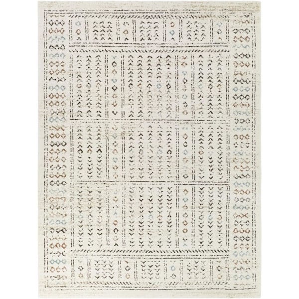 Tiberius Cream 5 ft. x 7 ft. Area Rug