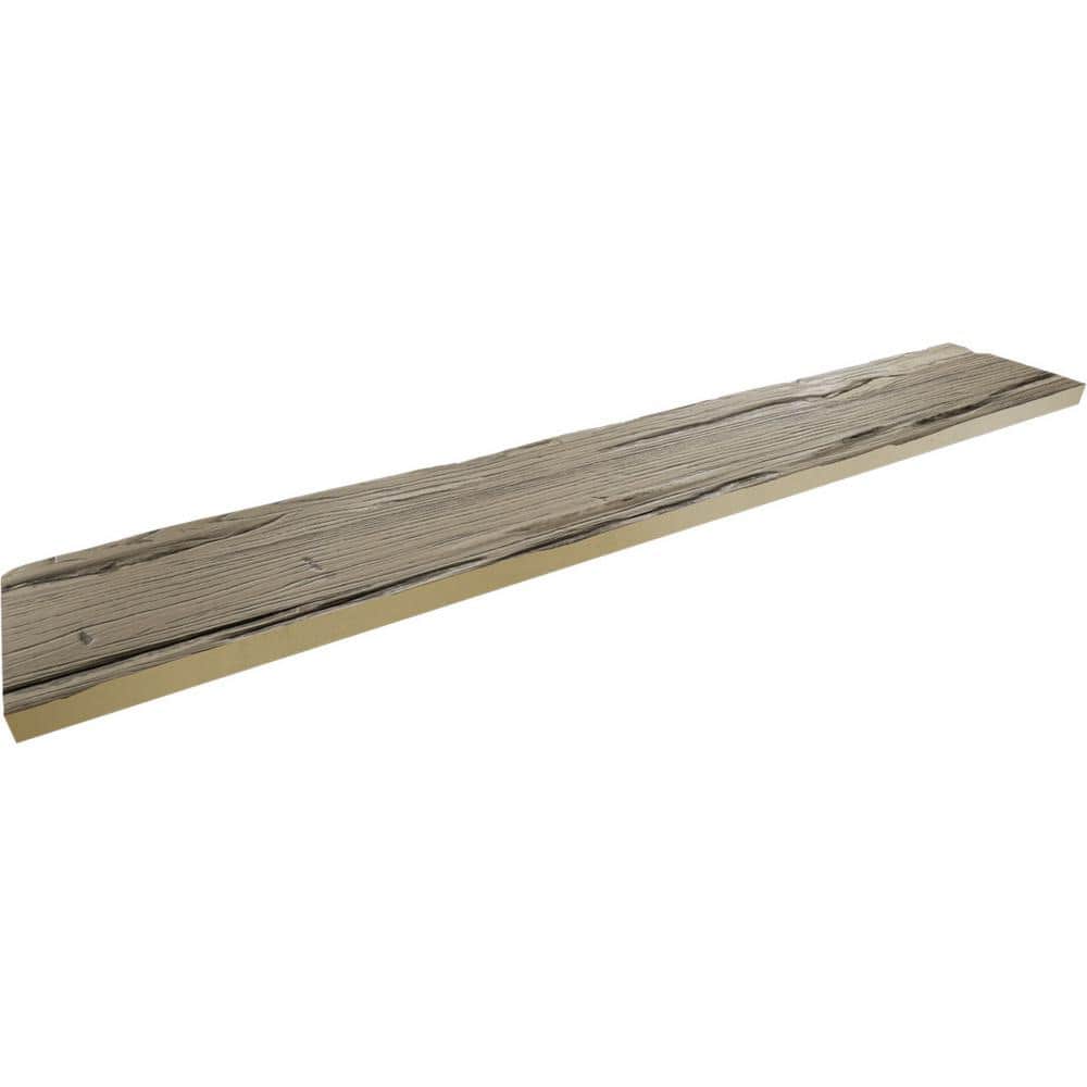 Almond Faux Wood Beam Plank 8" x 10' Lightweight