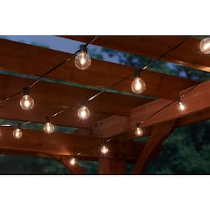 25-Light 25 ft. Outdoor Plug-in Globe LED G40 Bulb String-Light