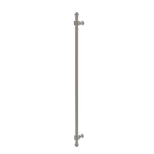 Retro Dot Collection 18 in. Center-to-Center Beaded Refrigerator Pull in Satin Nickel