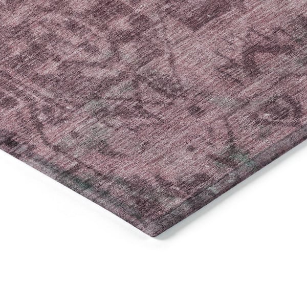 Chantille Machine Washable Indoor/Outdoor Abstract ACN1228 Merlot 5 ft. x 7 ft. 6 in. Area Rug