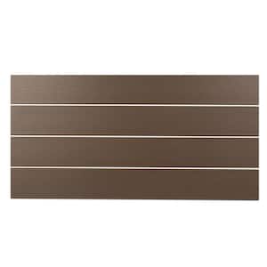 Brown Privacy Screen System Infill Boards (4-Pack)